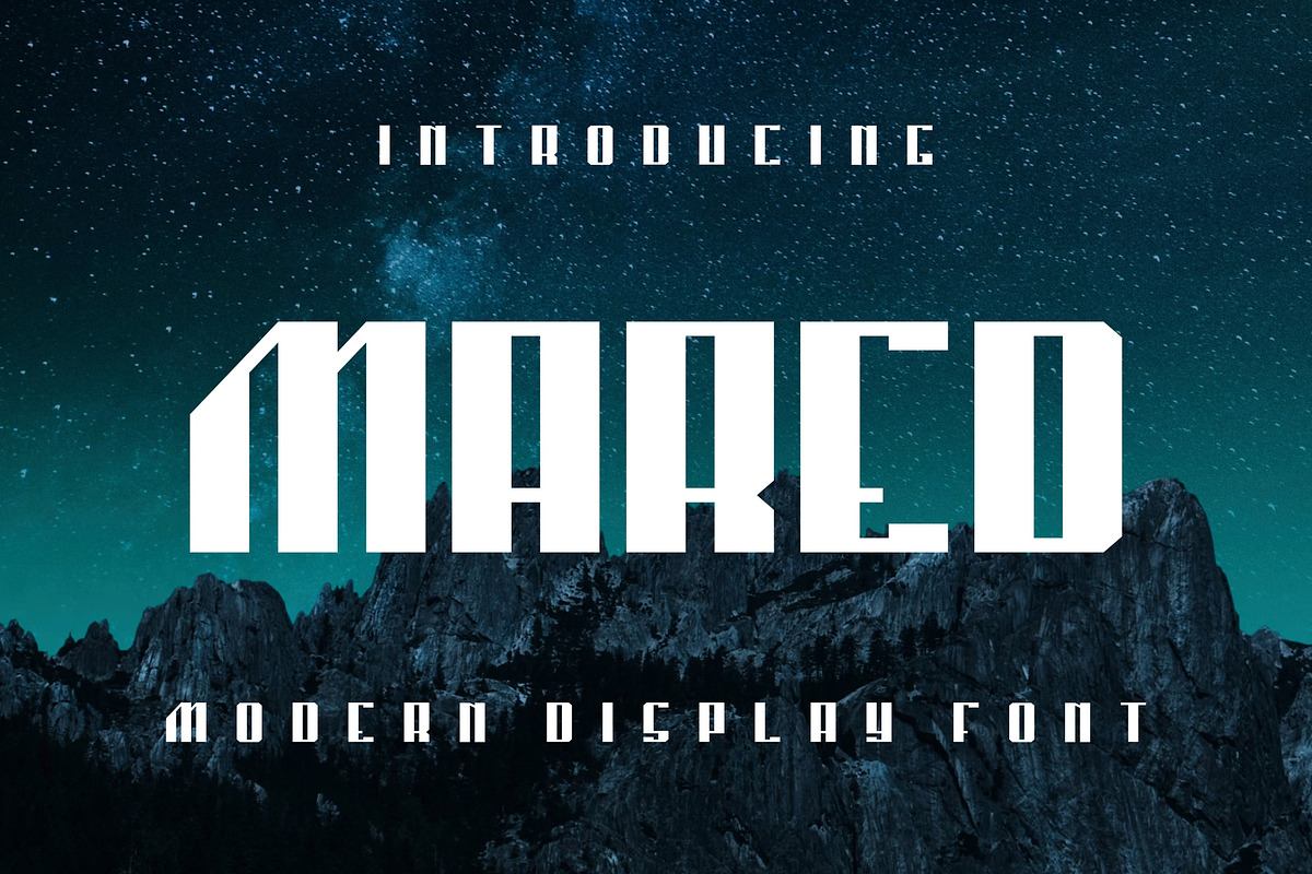 Mared Modern Font Free Download Free Download