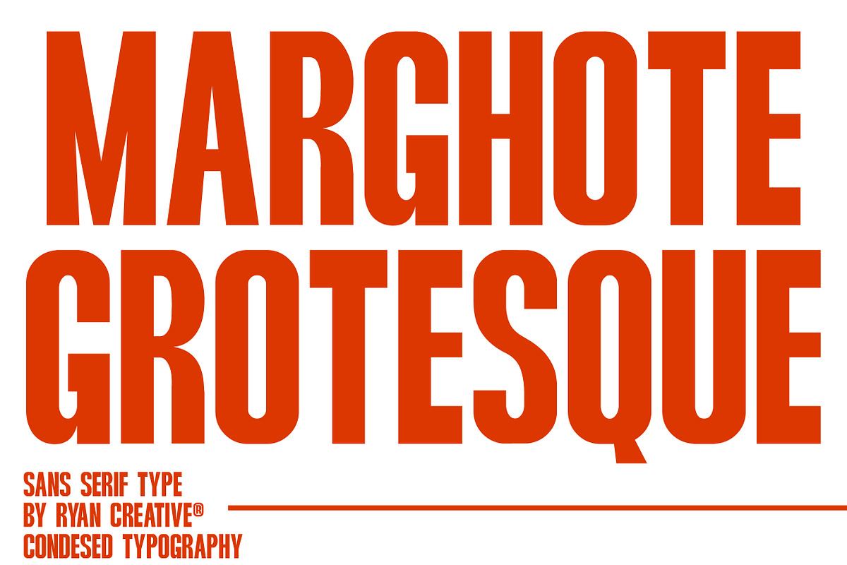 Marghote - Grotesk sans type Free Download Free Download