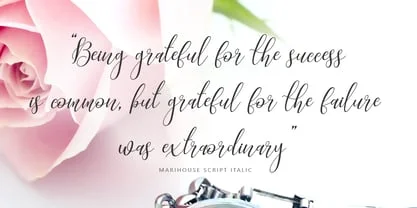 Marihouse Script Font