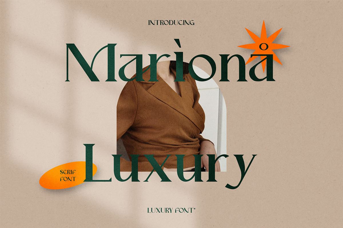 Mariona Luxury Serif Font Free Download Free Download