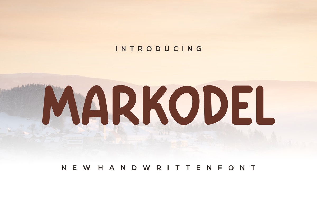 Markodel Font Free Download