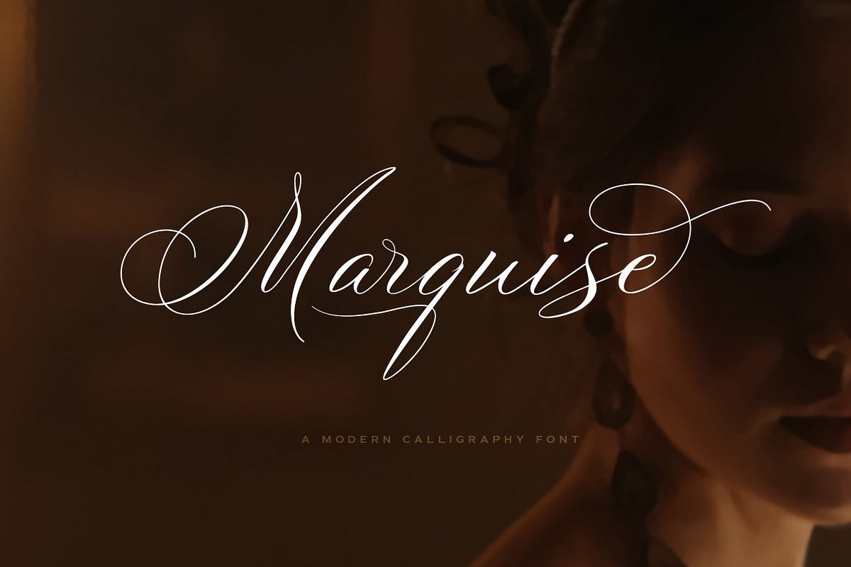 Marquise - A Wedding Script Font Free Download Free Download