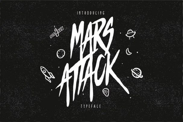 Mars Attack Font Free Download Free Download