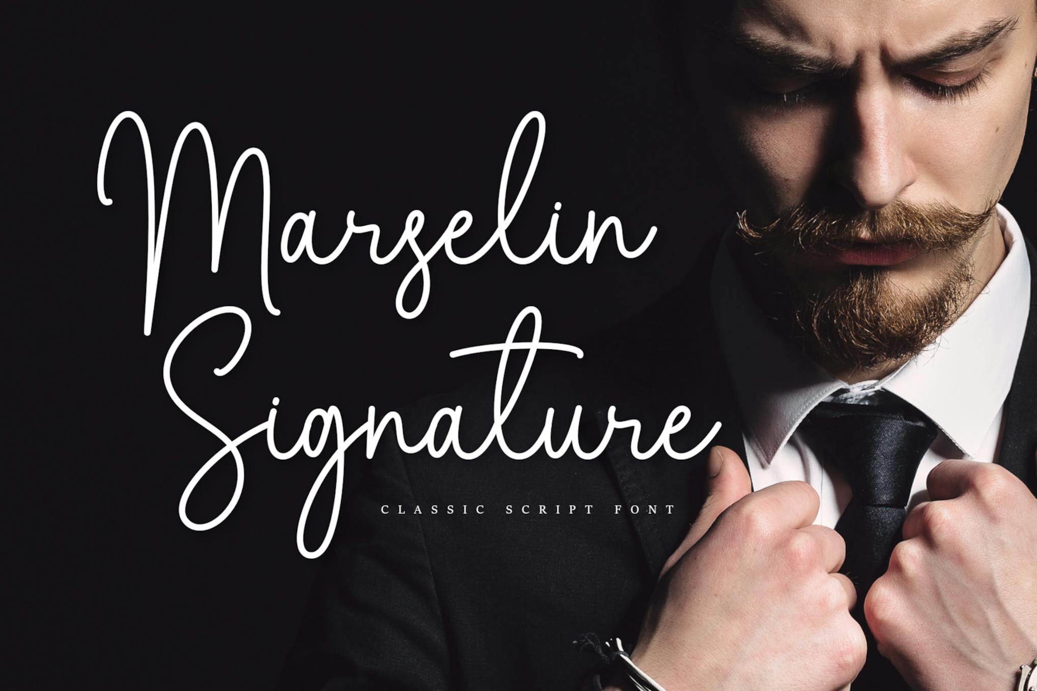 Marselin Signature Script Wedding Elegant Font ALD Free Download