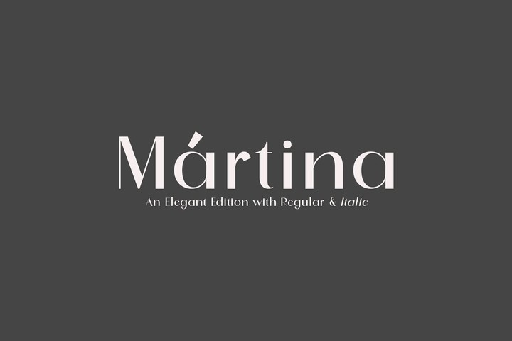 Martina Font Free Download