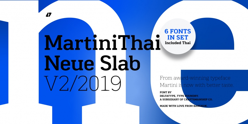 MartiniThai Neue Slab Font Free Download