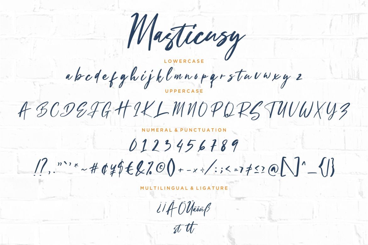 Masticusy Handwritten Business Font Free Download