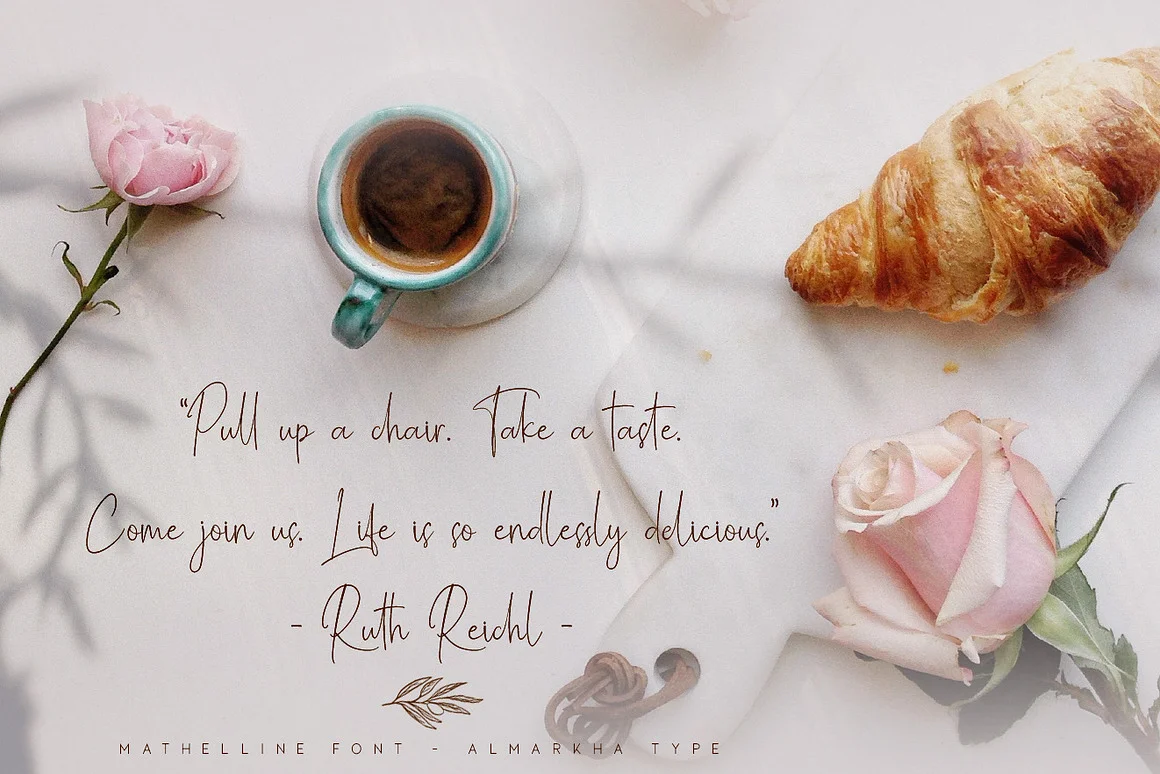 Mathelline - Classy Handwritten Font