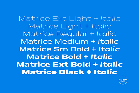 Matrice - Font Family Free Download