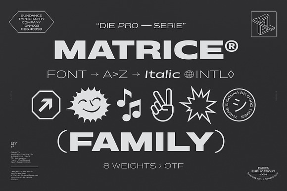 Matrice - Font Family Free Download