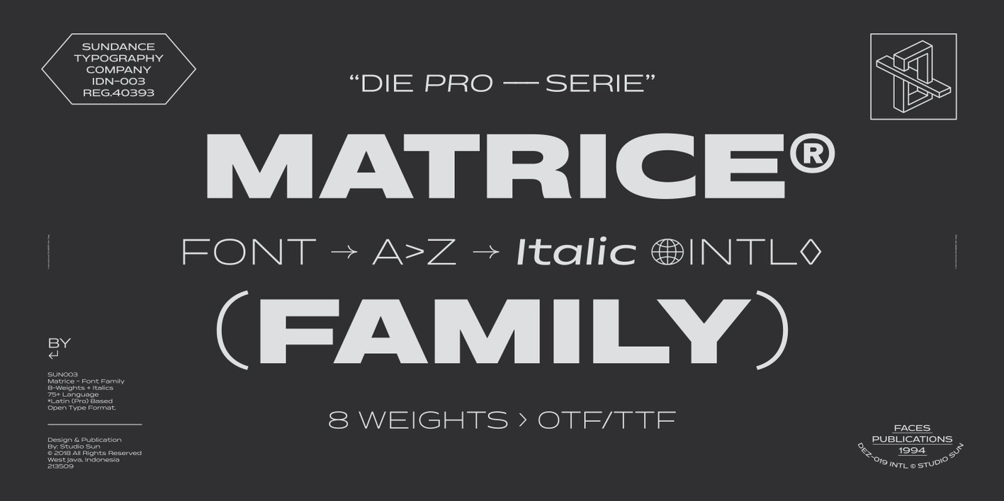 Matrice Font Free Download