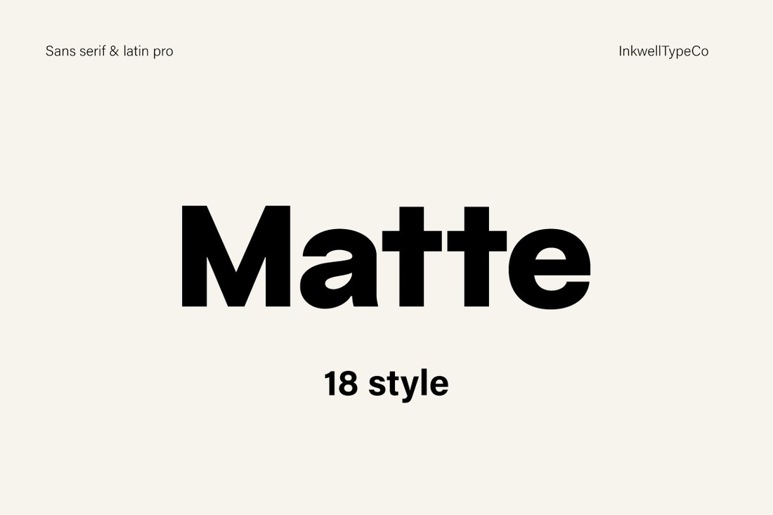 Matte Font Free Download