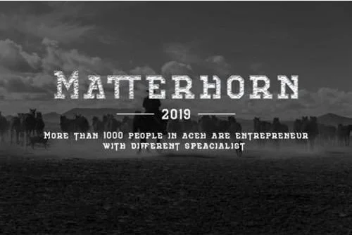 Matterhorn Font Free Download