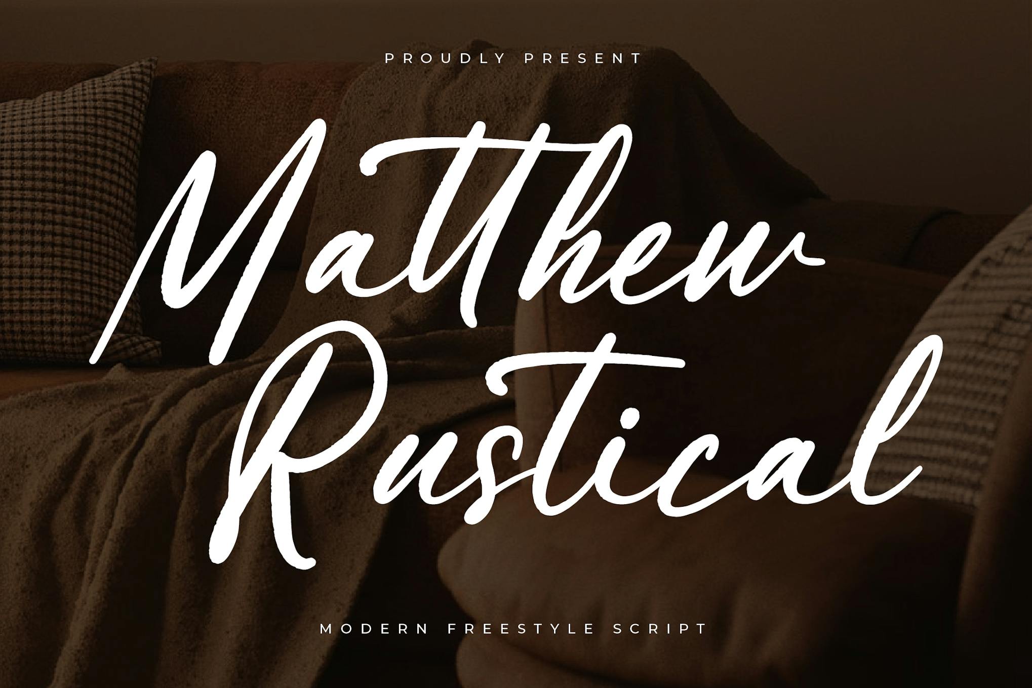 Matthew Rustical Modern Freestyle Script Font Free Download