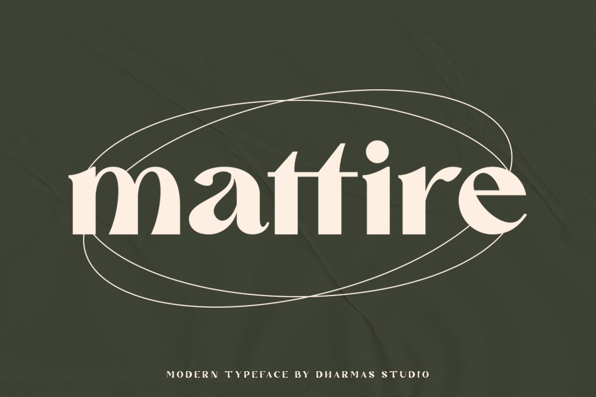 Mattire - Modern Serif Typeface Free Download Free Download