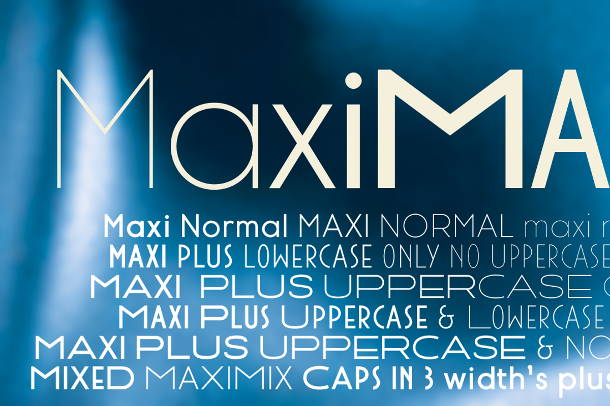 Maxi fonts Free Download Free Download