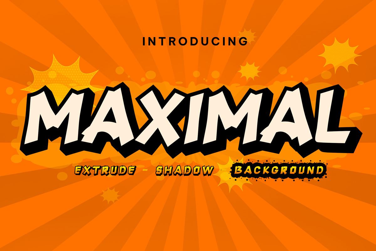 Maximal - display font Free Download Free Download