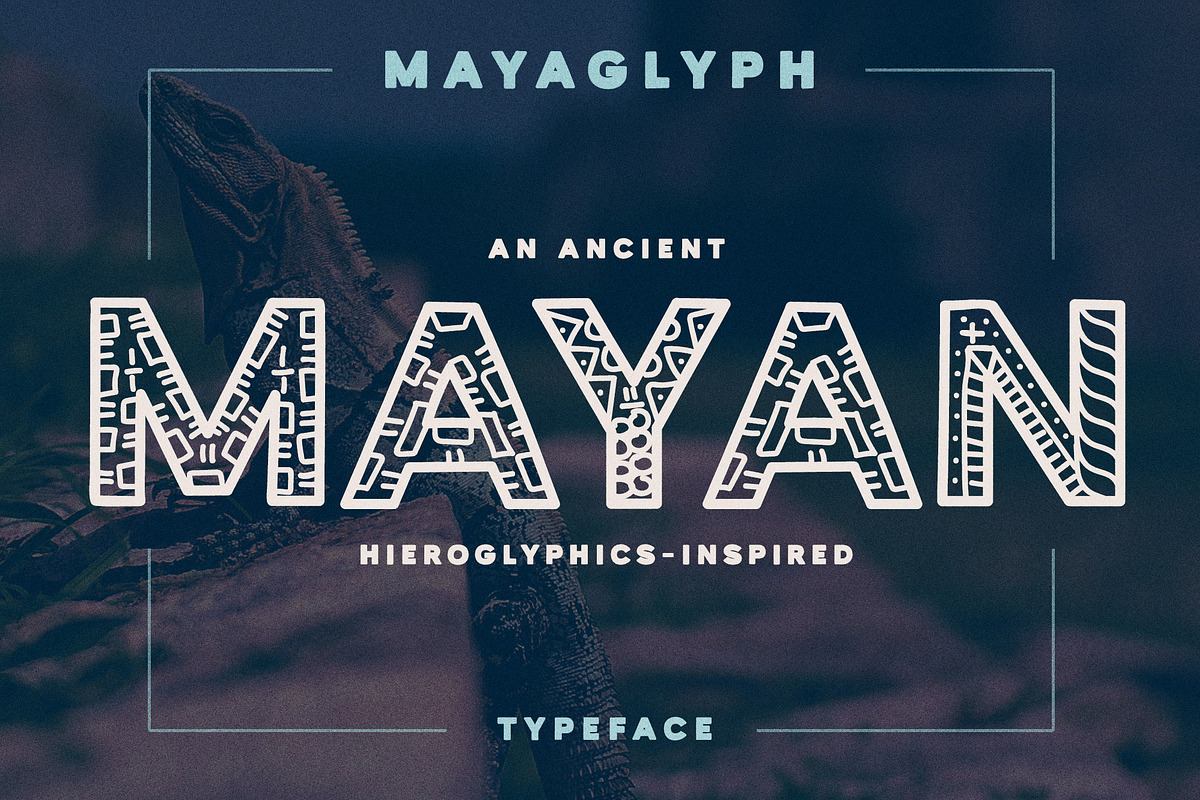 Mayaglyph Aztec Aesthetic Font Free Download Free Download