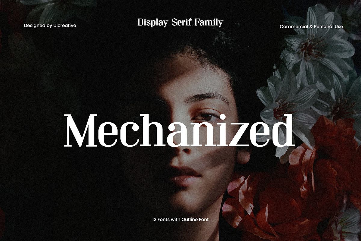 Mechanized Display Serif Font Free Download Free Download