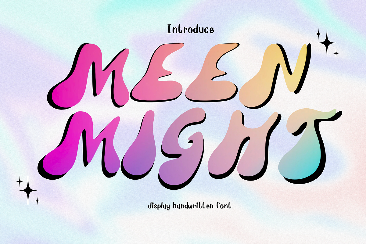 Meen might font Free Download Free Download