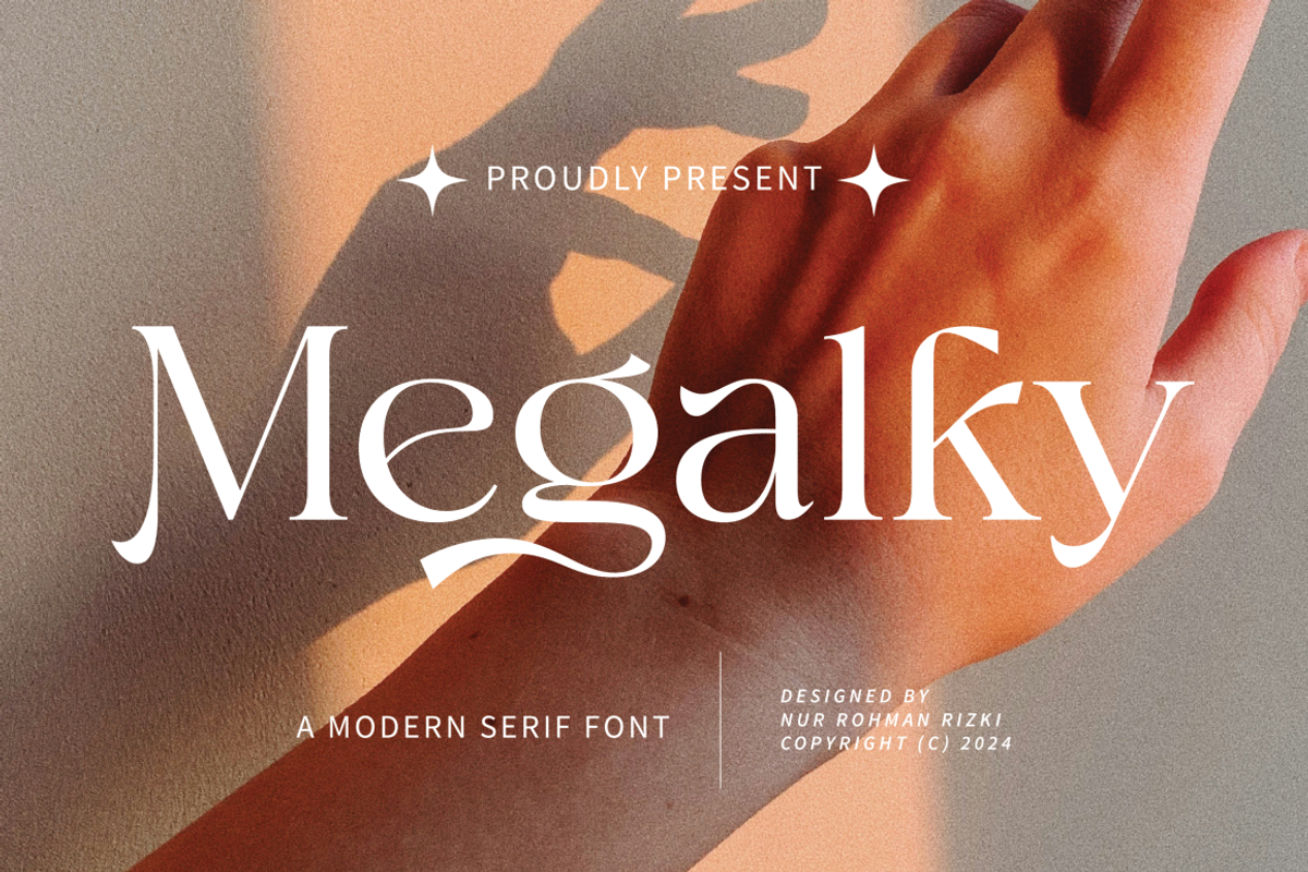 Megalky | Modern Elegant Serif Font Free Download Free Download