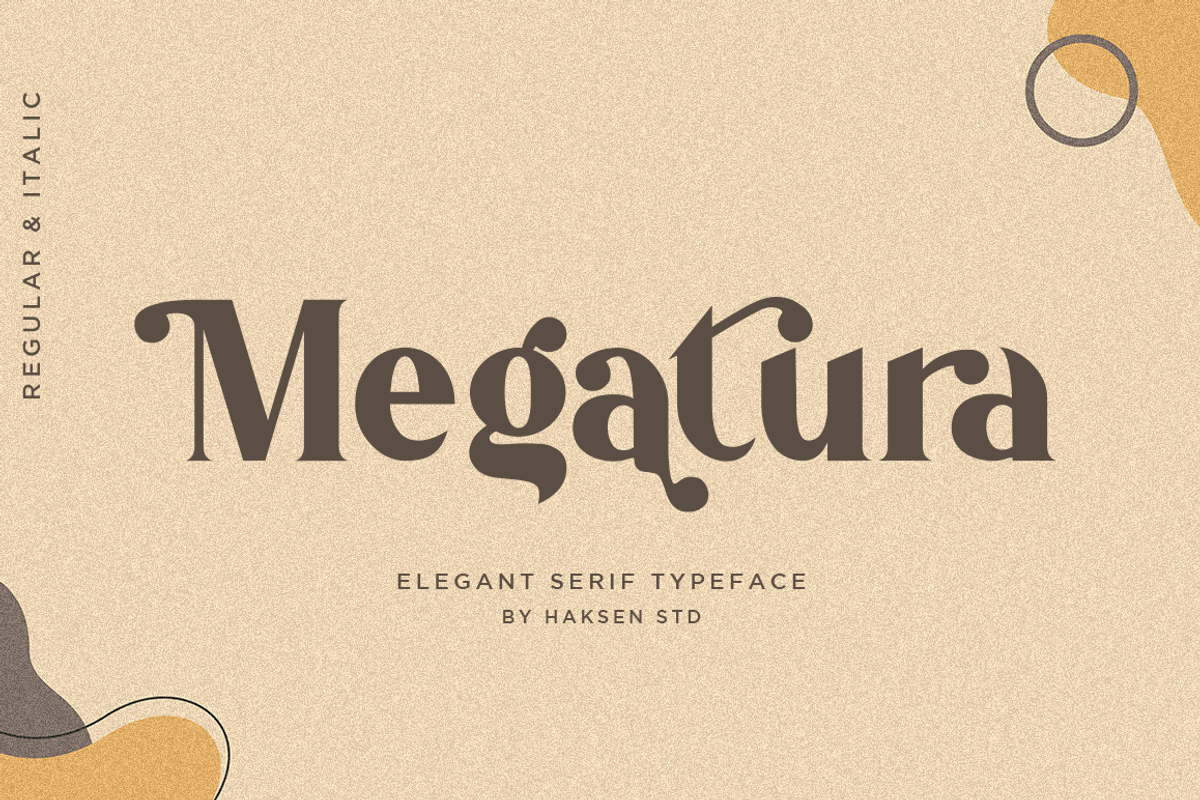 Megatura // Elegant Serif Typeface Free Download Free Download