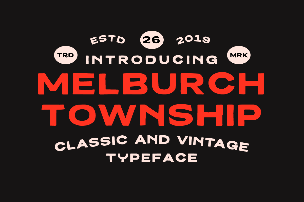 Melburch Township Typeface Free Download Free Download