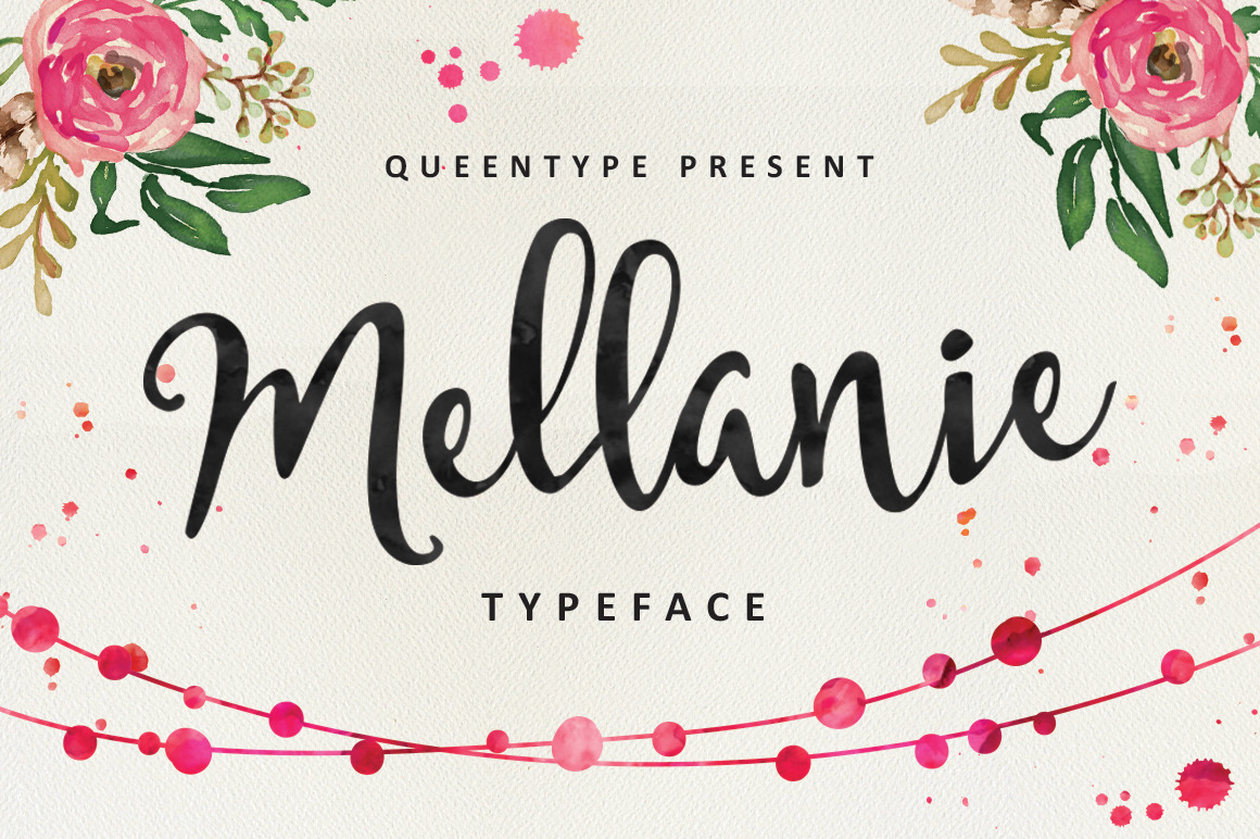 Mellanie Typeface Free Download