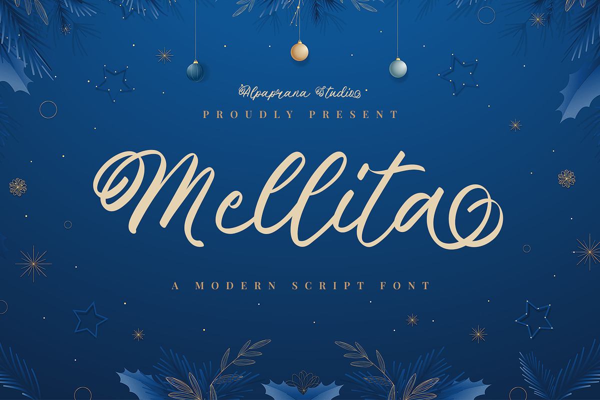 Mellita - Modern Script Font Free Download Free Download