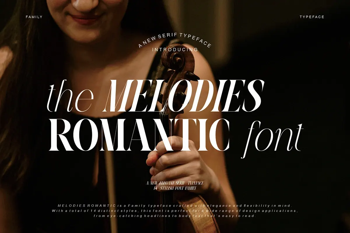 MELODIES ROMANTIC Elegant Serif Free Download Free Download