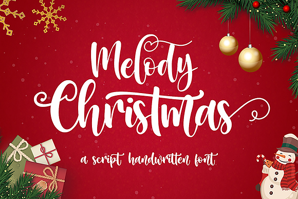 Melody Christmas Font Free Download