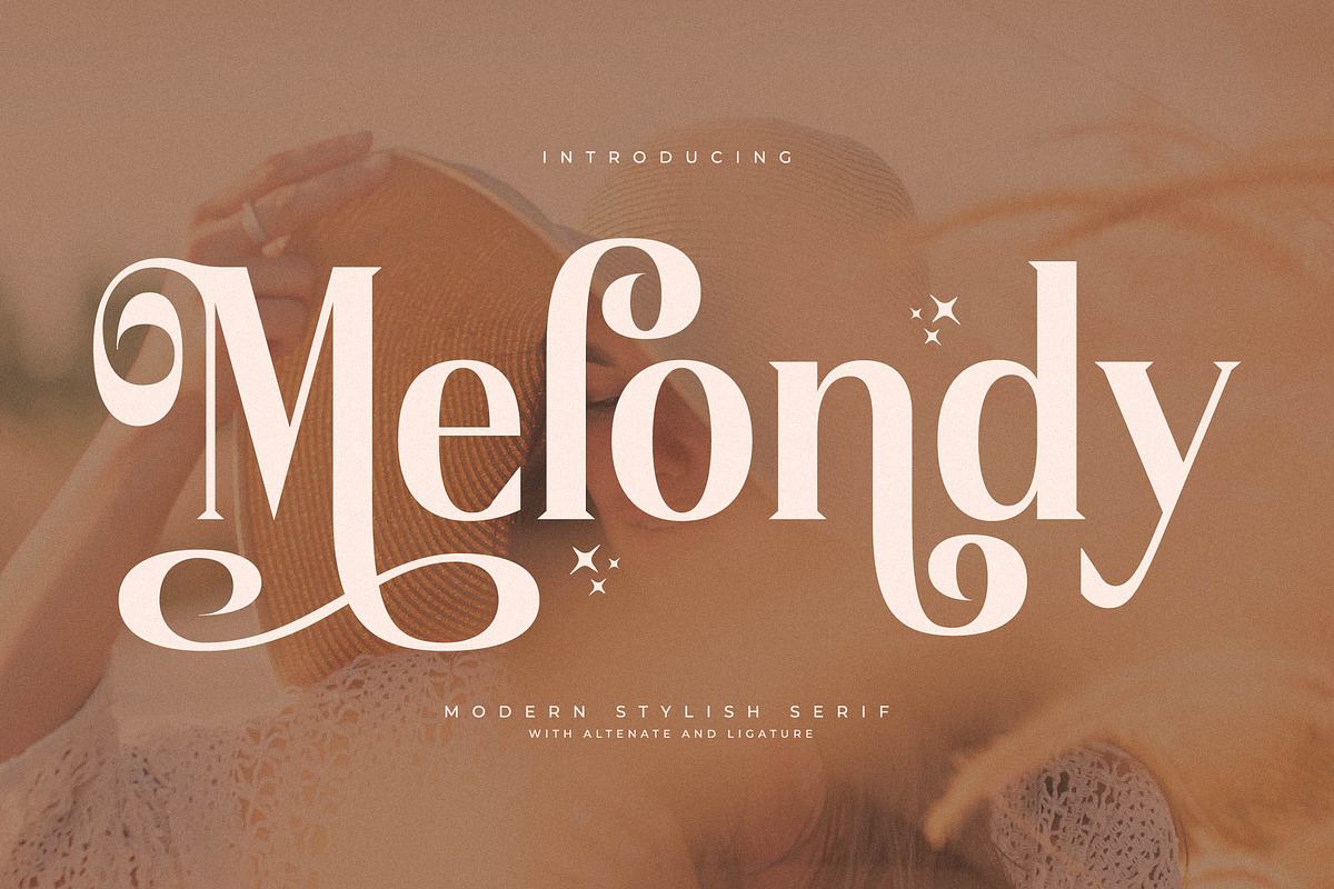 Melondy Modern Stylish Serif Free Download Free Download