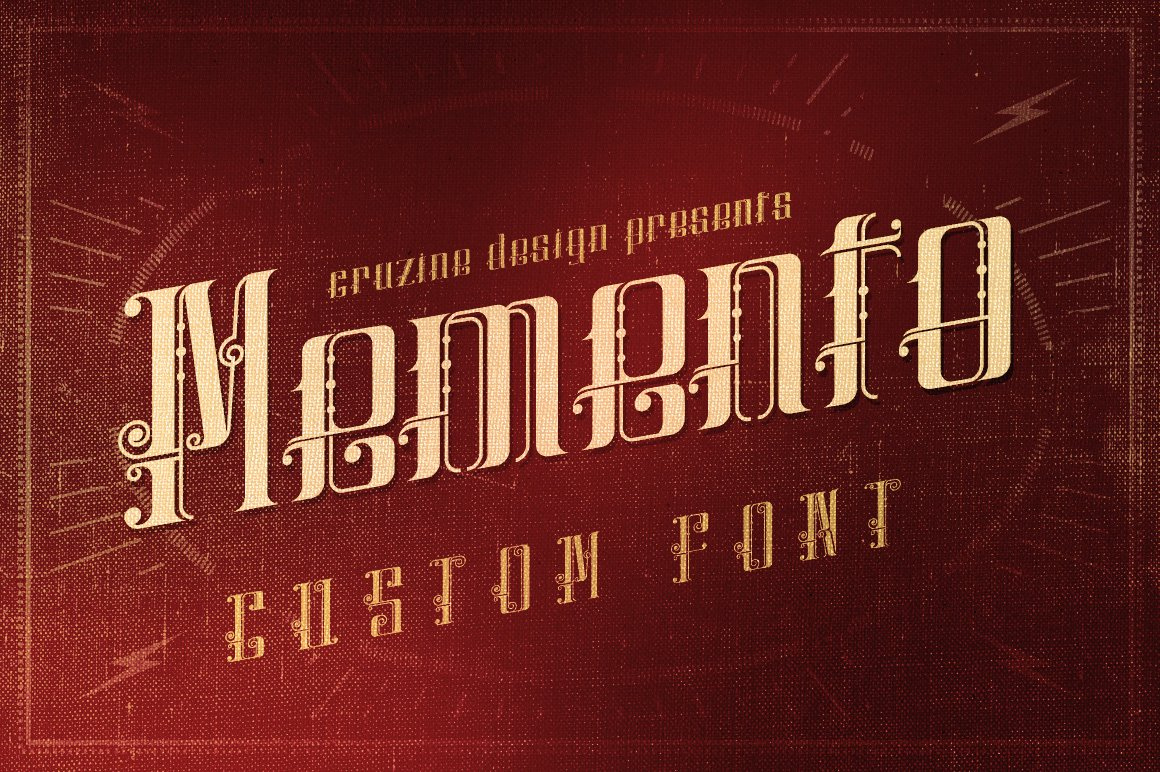 Memento Custom Font Free Download