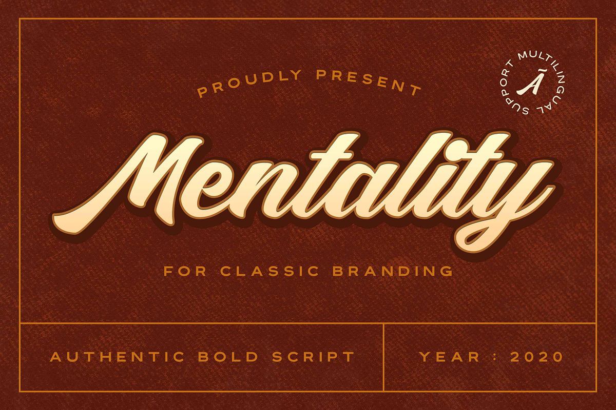 Mentality - Authentic Bold Script Free Download Free Download