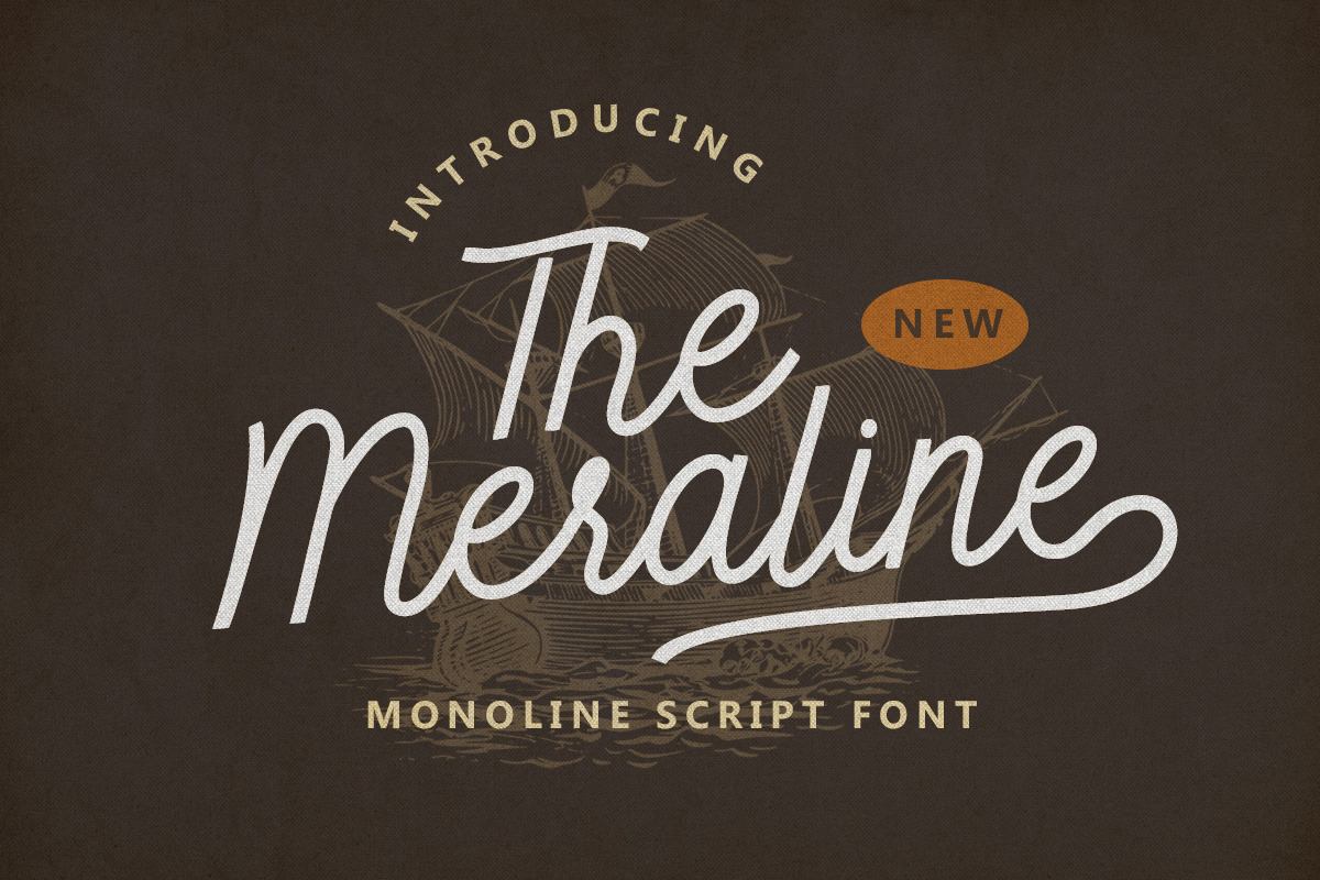 Meraline - Monoline Script Free Download Free Download