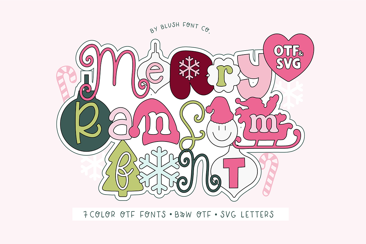 MERRY RANSOM Boho Christmas Font Free Download Free Download