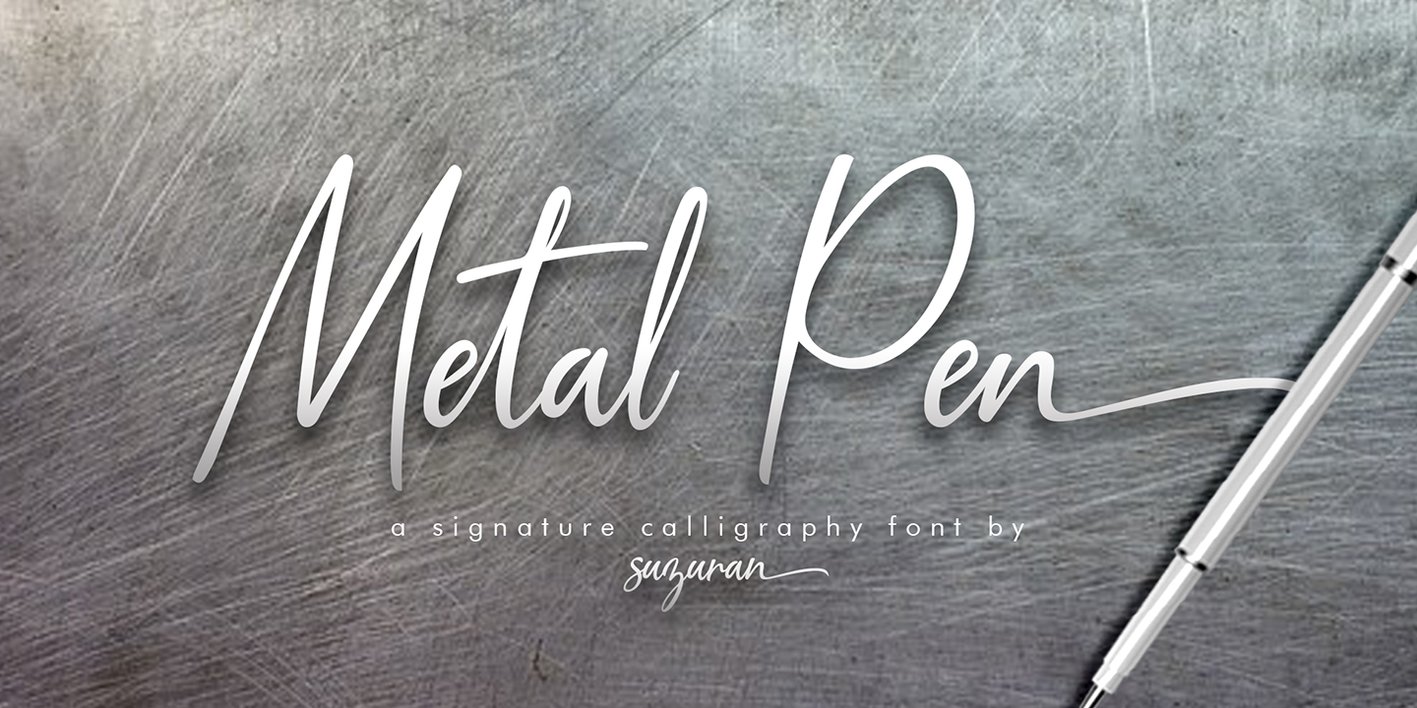 Metal Pen Font Free Download