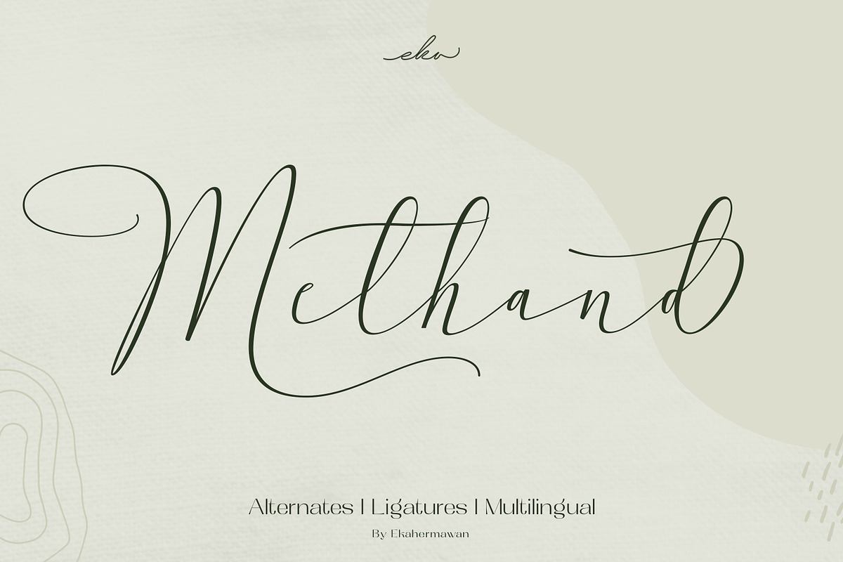 Methand - Script Font Free Download Free Download