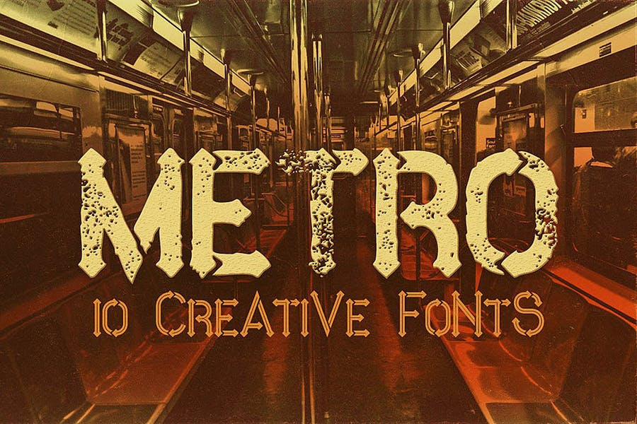 Metro - 10 Fonts Family Free Download