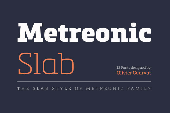 Metronic Slab Pro Font Free Download