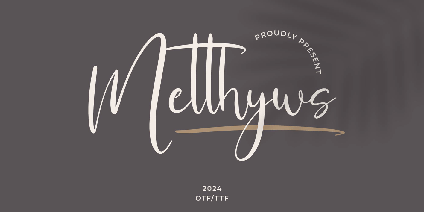 Metthyws Font Free Download