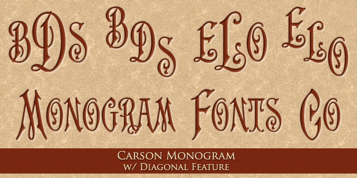 MFC Carson Monogram Font Free Download