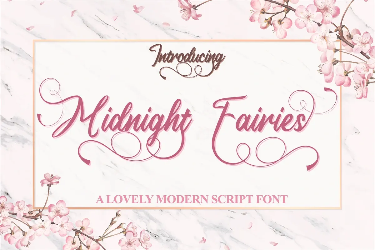 Midnight Fairies | Calligraphy Font Free Download Free Download