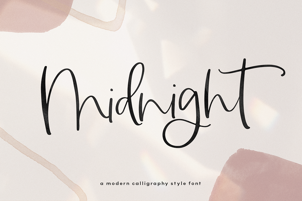 Midnight | Handwritten Script Font Free Download Free Download