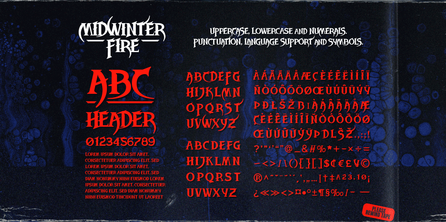 Midwinter Fire Font Free Download