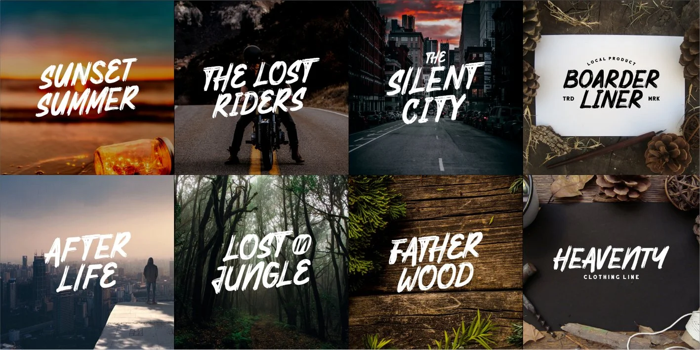 Mighty Brush Font