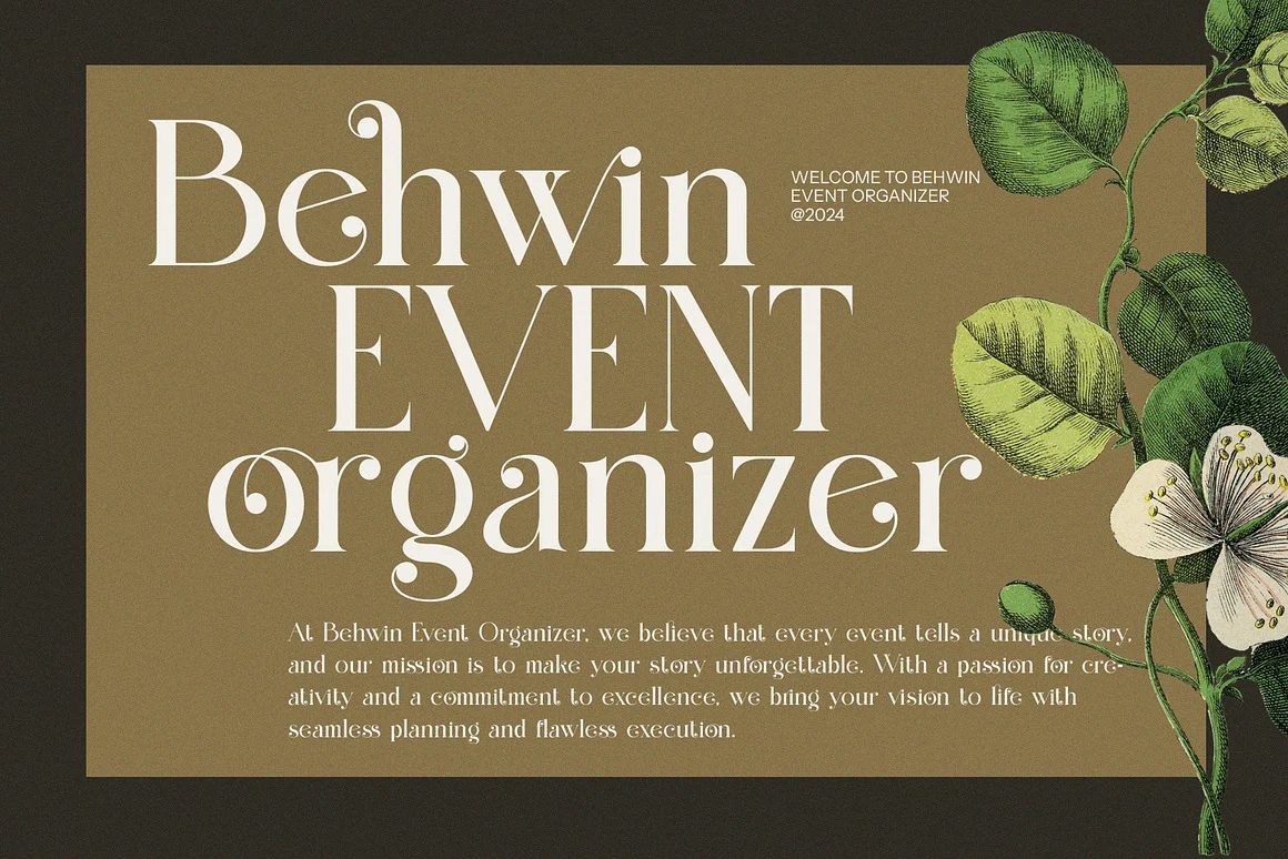 Mikgin Elegant Ligature Serif Font