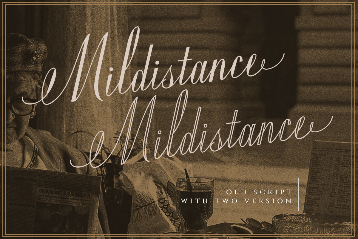 Mildistance Font Free Download