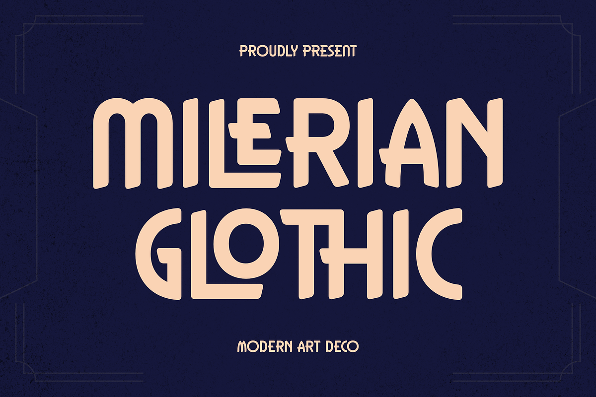 Milerian Glothic Modern Art Deco Free Download Free Download