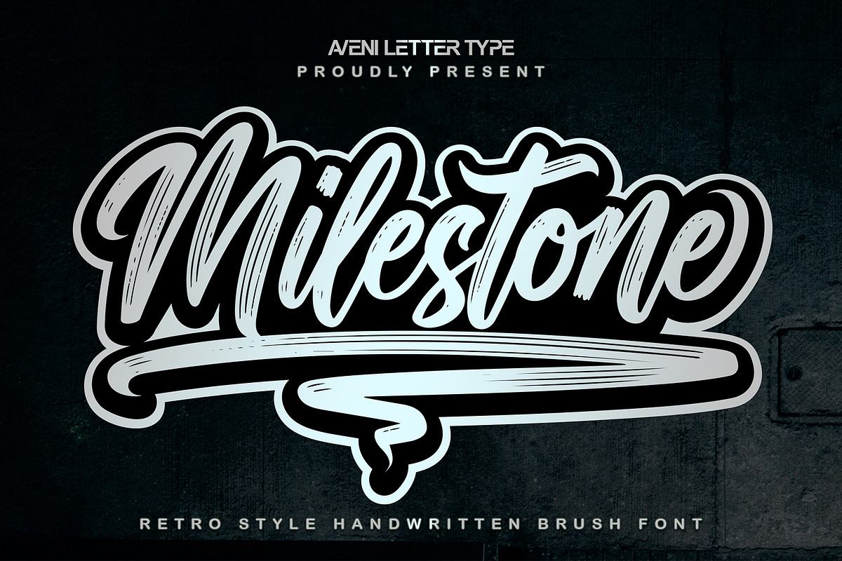 Milestone | Retro Handwritten Font Free Download Free Download